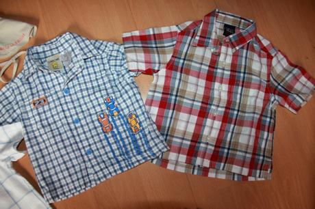 Kosele tricka 6-12m na leto kvalitne, 68–80