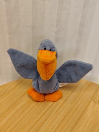 Retro plyšový pelikán scoop, mcdonald's, 14 cm, 