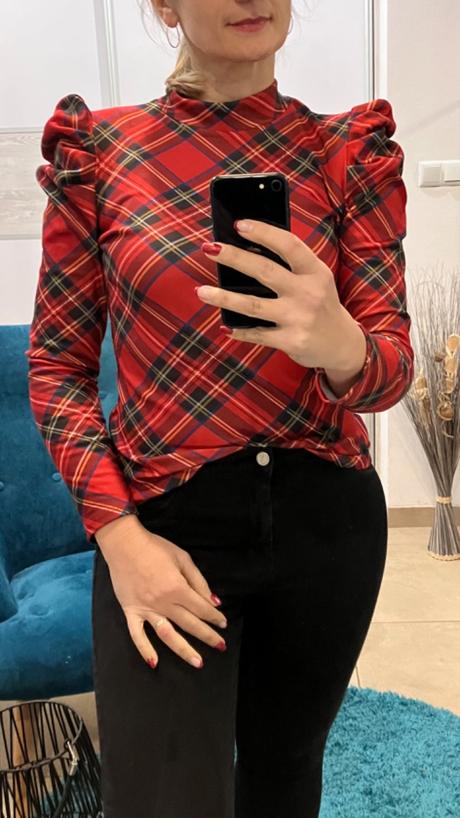 Dámske tričko s volánovým rukávom (uni), m / s