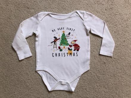Vianocne bodynko - 86/92 - super stav, f&f,86