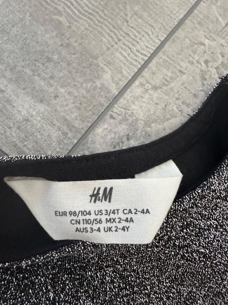 Šaty komplet, h&m,104