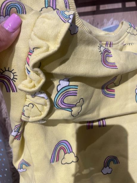 Krásna dúhová mikinka, next,98