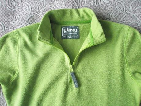 Zelená fleesová mikina zn. exiray, veľ. s, exiray,s