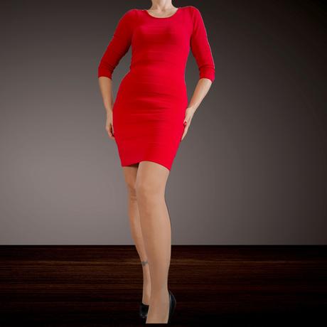 Krátke elastické šaty, mango,m