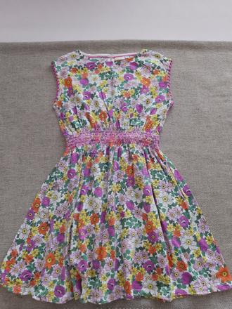 Dievčenské letné šaty, mini boden,152