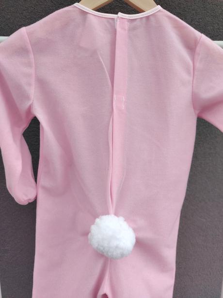 Karnevalový kostým ružový zajačik, 