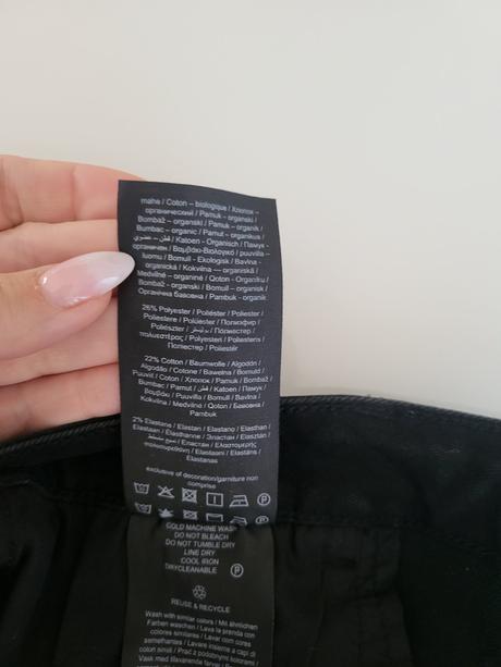 Riflove sortky, vero moda,l