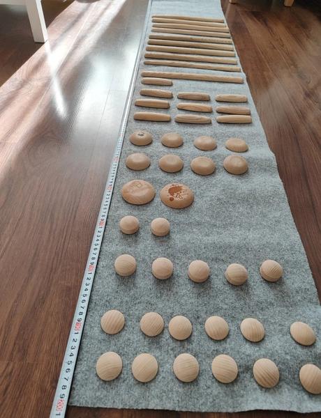 Senzomotorický koberec barewood, 