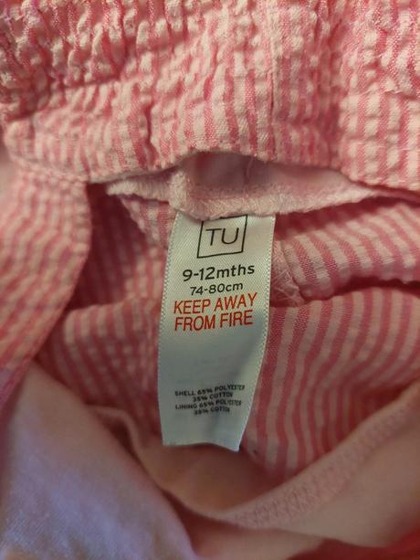 Vaflové šortky na traky zn.tu veľ.74-80, tu,74