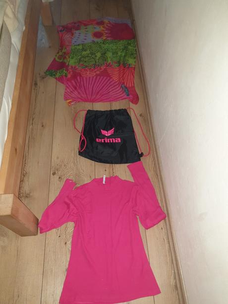 Trio ruksak+tricko ruz.+šatka ruzova, 