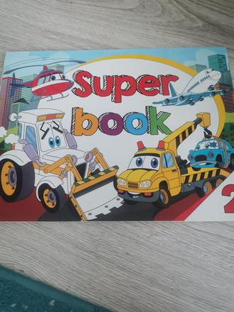 Omaľovánka super book, 