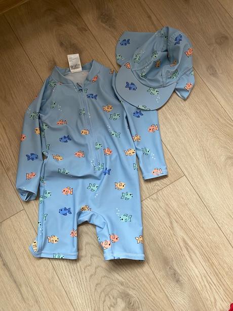 Plavky uv lindex s čiapkou, lindex,86