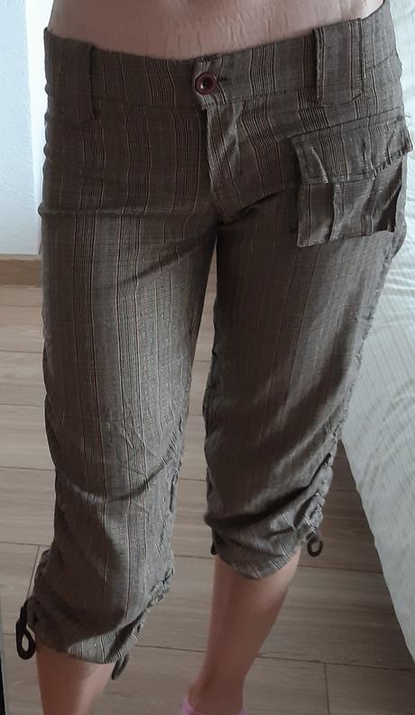 Hnede 3/4 nohavice, m