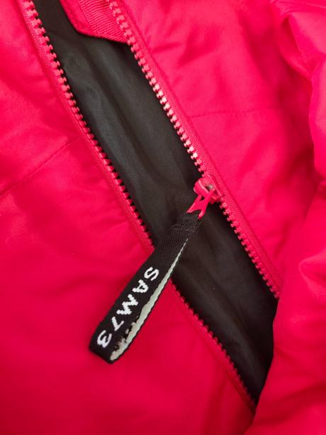 Červená prechodná bunda apparel, 140