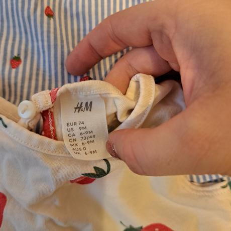 Letné saty, h&m,74