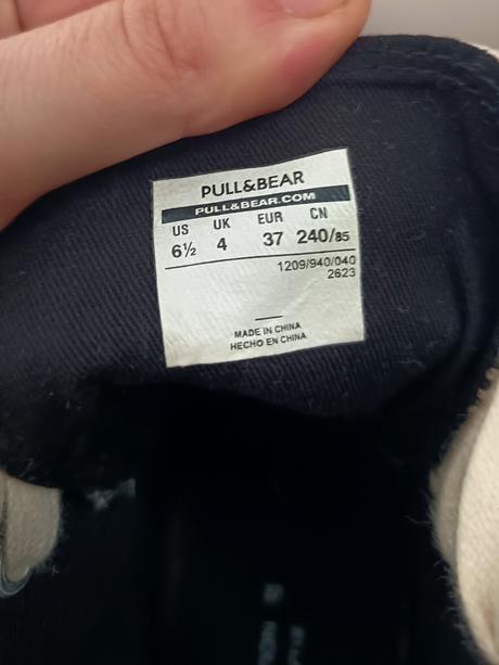 Kotníkové tenisky pull&bear, pull&bear,37