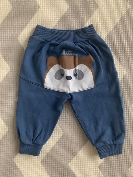 Modré dojčenské tepláky, 62