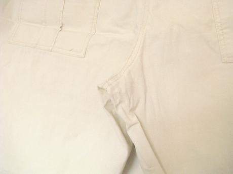 Krémové bavlnené šortky, 40