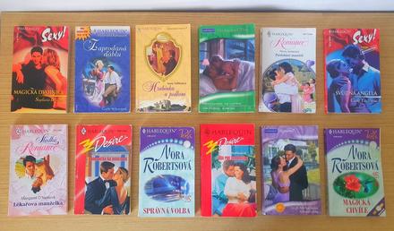Knihy harlequin za 0,20 eur -, 