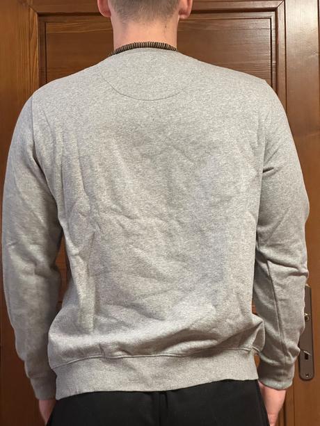 F&f mikina sivá s potlačou, f&f,m