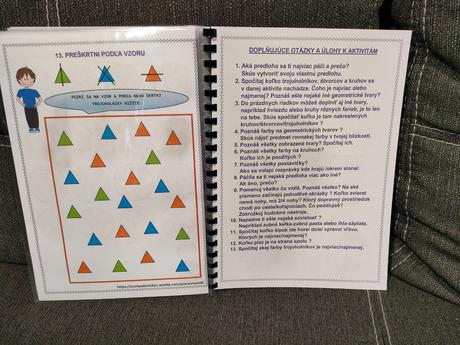 Zošit aktivít na pozornosť a pamäť, 