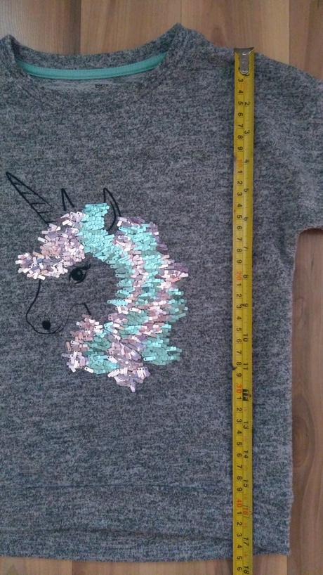 Tenký pulóvrik s jednorožcom, 116-122, 6-7r., f&f,122