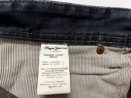 Pánske kvalitné džínsy pepe jeans - veľkosť 33/34, pepe jeans,34
