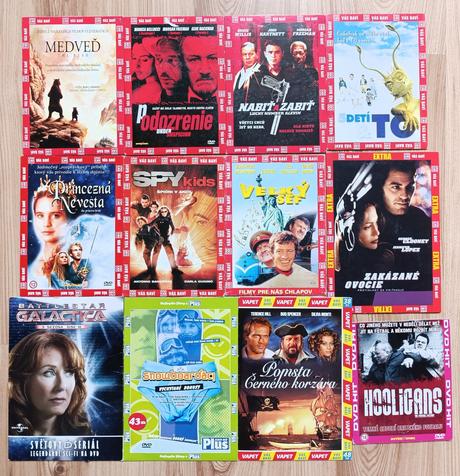 Dvd filmy, rozprávky,