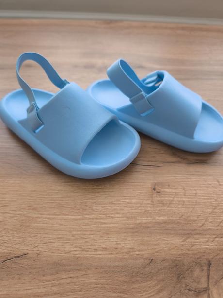 Modré chlapčenské šľapky, pepco,27