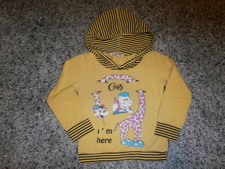Veselé tričko s kapucňou 98/104, 98