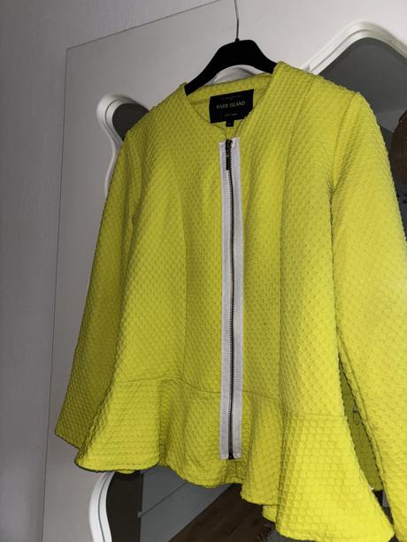 Peplum sako river island 38, river island,38