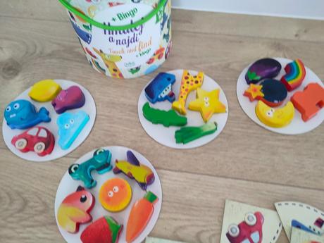 Vilac drevená hra hmataj a nájdi, 