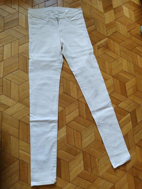 Biele rifle., denim,26