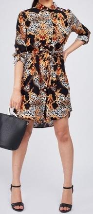 Dlhá košeľa, mini šaty, s