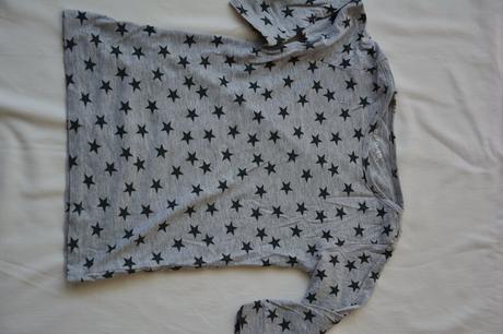 Hviezdičkové tričko na 3/4 rukáv, 128