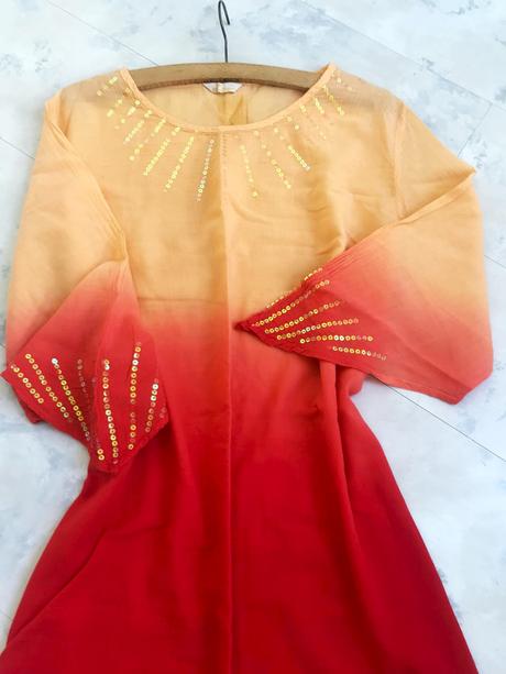 Tunika na plavky/l-xl, l