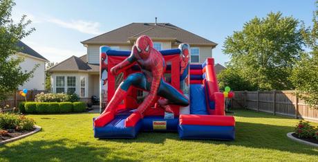 Skákací hrad spider-man, 