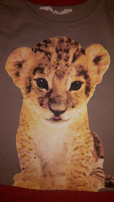 Tricko s tigrom, h&m,92