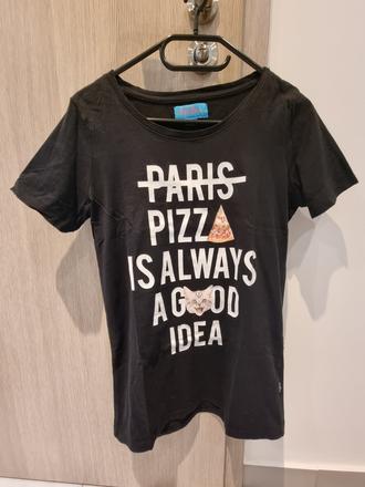 Čierne tričko chillin, m