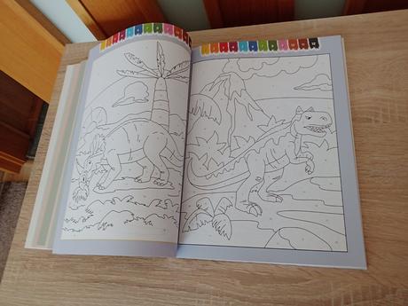 Maľovanie podľa čísel -dinosaury, 