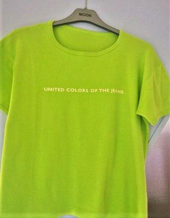 Tričko over size, colours of the world,xl