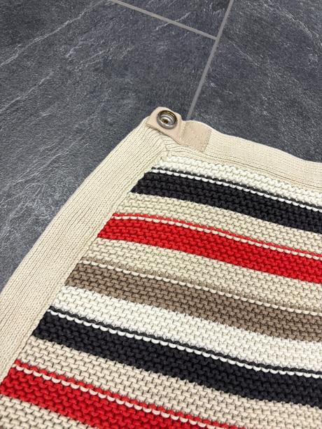 Stokke deka bežovo-červená,