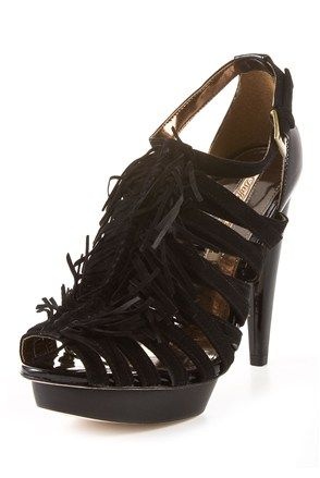 Sexi celokožené strapcové sandále zn. buffalo v.39, 39