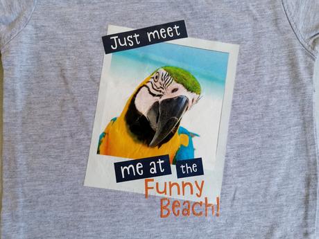 Tričko s papagájom veľ. 74, ergee,74