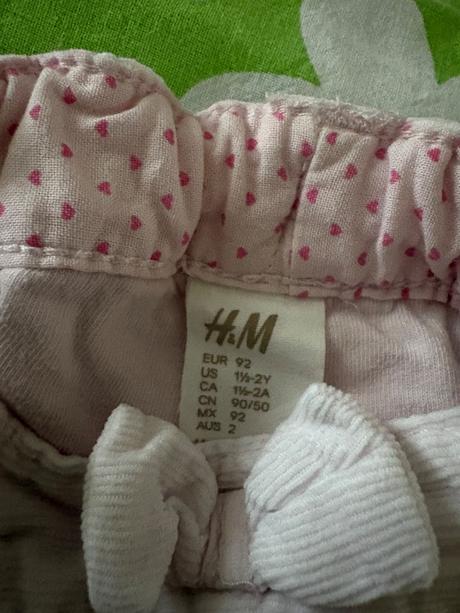 Nohavice zateplené 18-24 mes., h&m,92