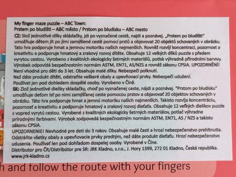 Mieredu puzzle prstom po bludisku - mesto / zoo,