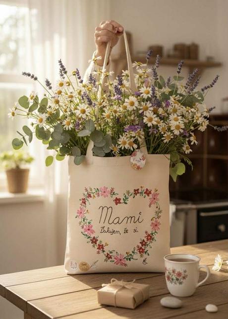 Plátené, ručne maľované tašky, 