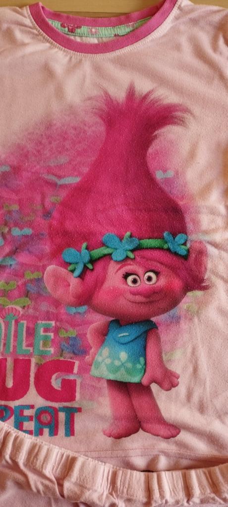 Pyžamko trolls na donosenie, 6-8r., 122-128, primark,128