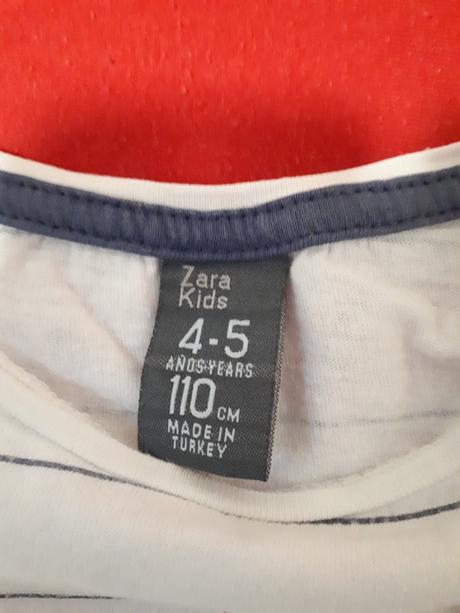 Tričko zara námornícke bielo-modré, zara,110