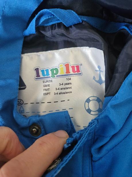 Krásna tenká chlapč. bundička lupilu,104, lupilu,104